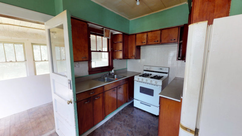 ugly green kitchen with tacky layout sell now iowa